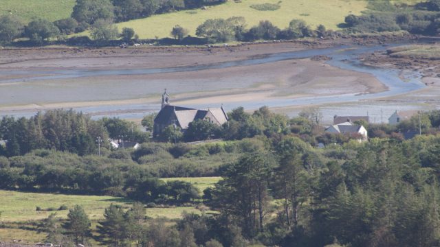 The view from O'Connor Grotto